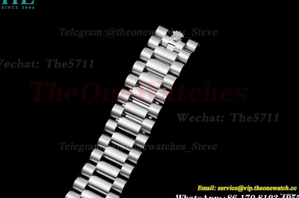 DayDate 40mm Heavy GSF SS (Tungsten 228349 SS Version) A3255 Grey Pres Stk 0309